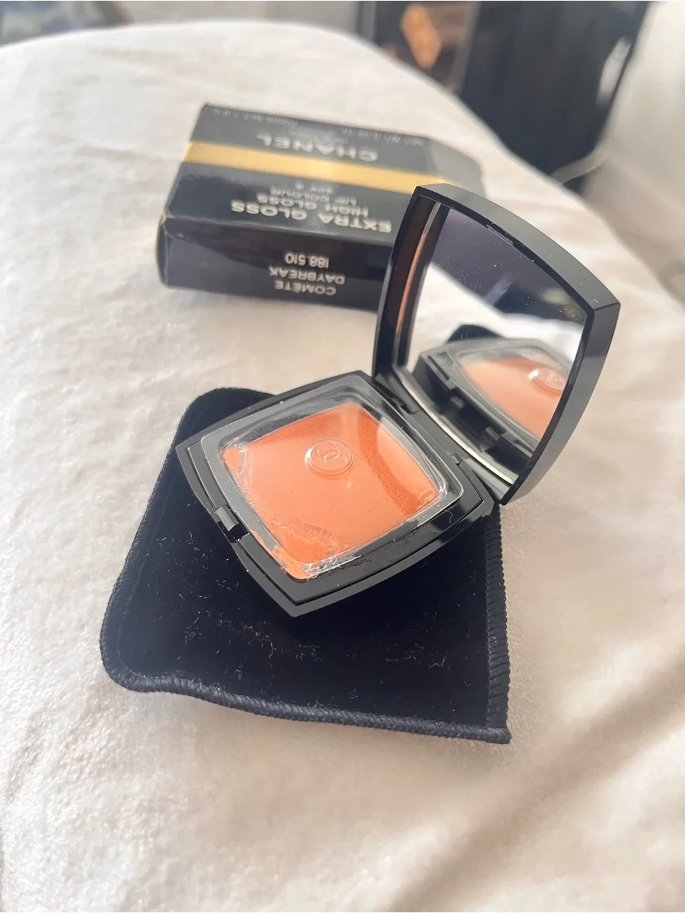 CHANEL Lip Gloss Balm in Peachy Orange